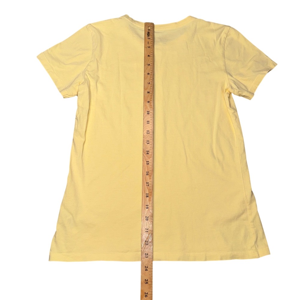 Life is Good Crusher Tee Small Yellow Tulip Floral Graphic Short Sleeve Shirt - Picture 6 of 7